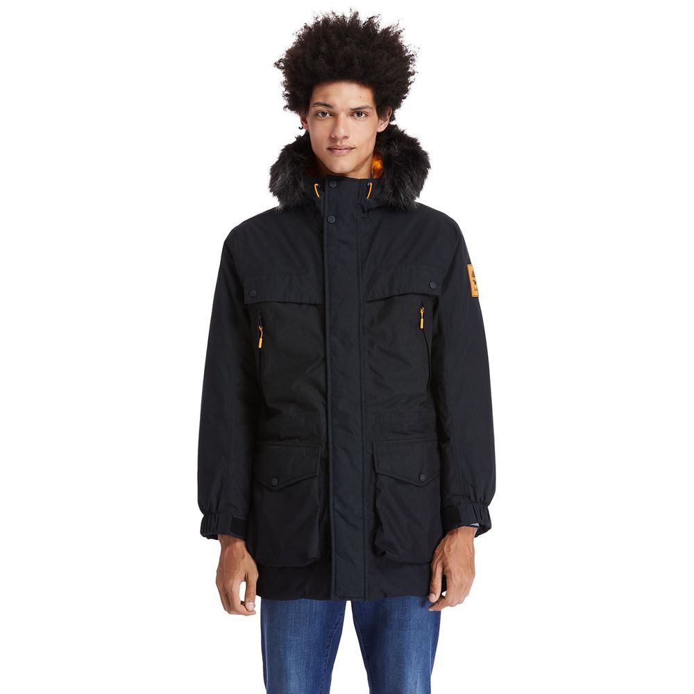 Timberland Mens Jackets Outdoor Heritage Expedition Parka - Black - India CM3045617